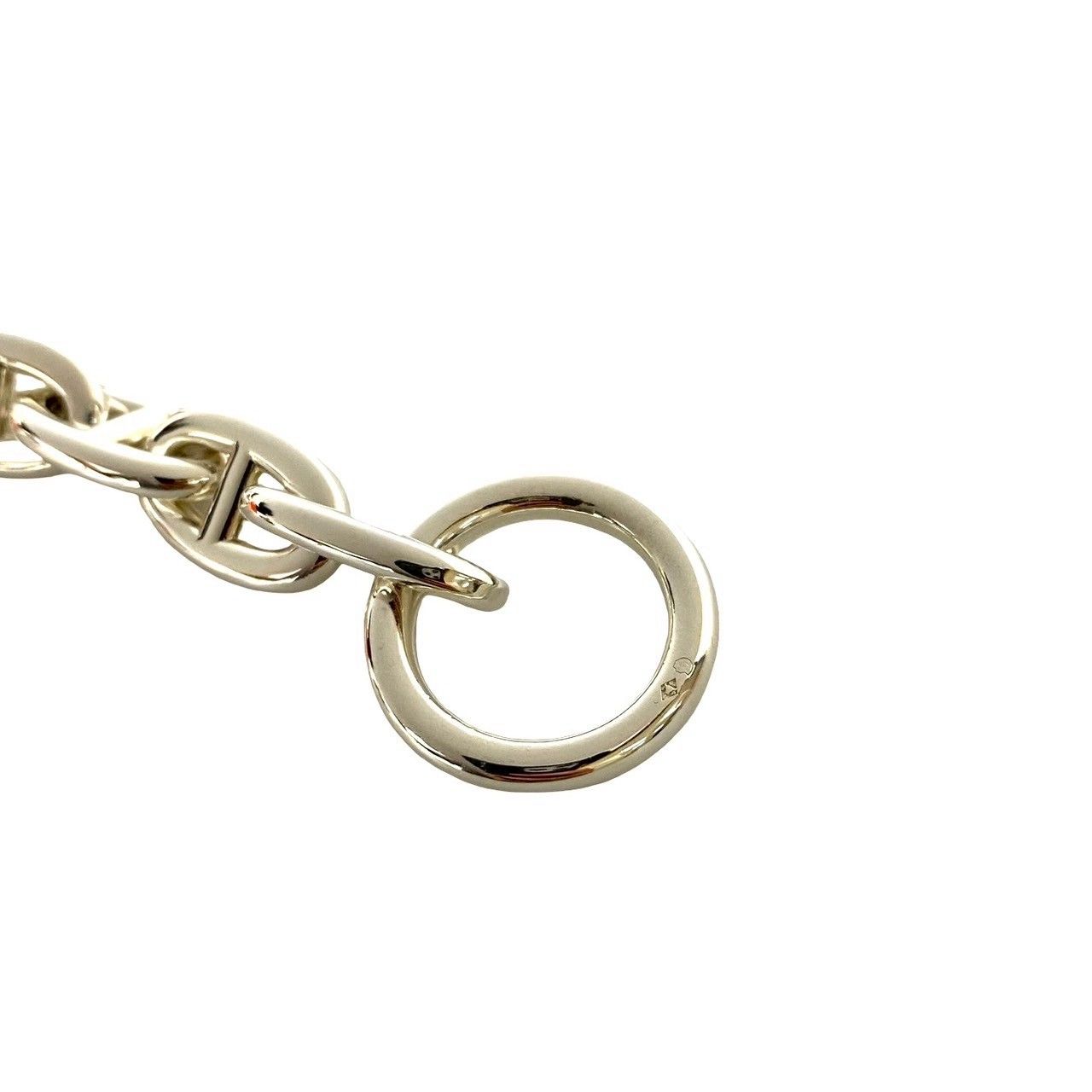 *334)【美品】エルメス HERMES シェーヌダンクル アッシュトレイ 灰皿 ブルー ホワイト 角皿 スクエア 鎖模様 美品♥HERMES エルメス シェーヌダンクル MM12~··