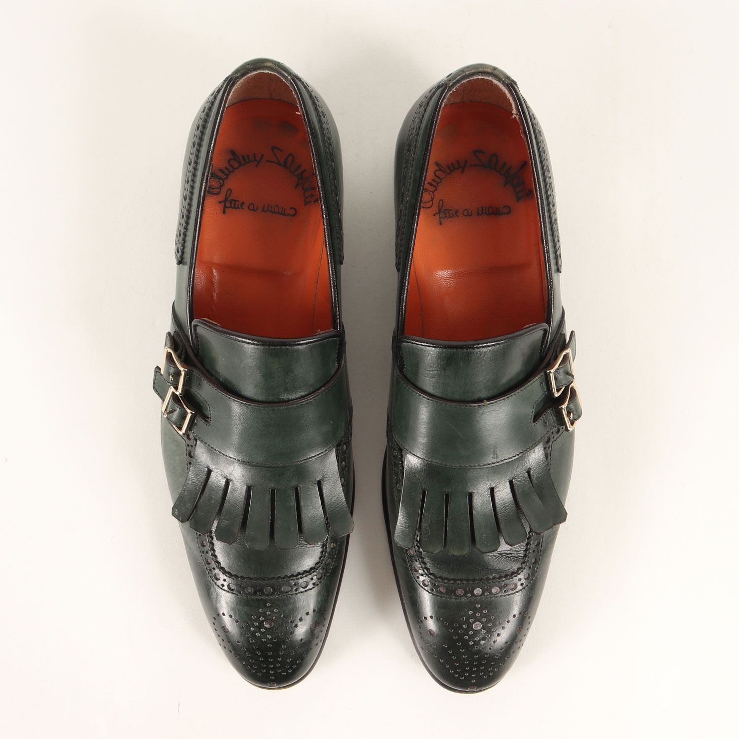 SANTONI サントーニ サイズ:7(26.0cm相当) | ダブルモンク ストラップ