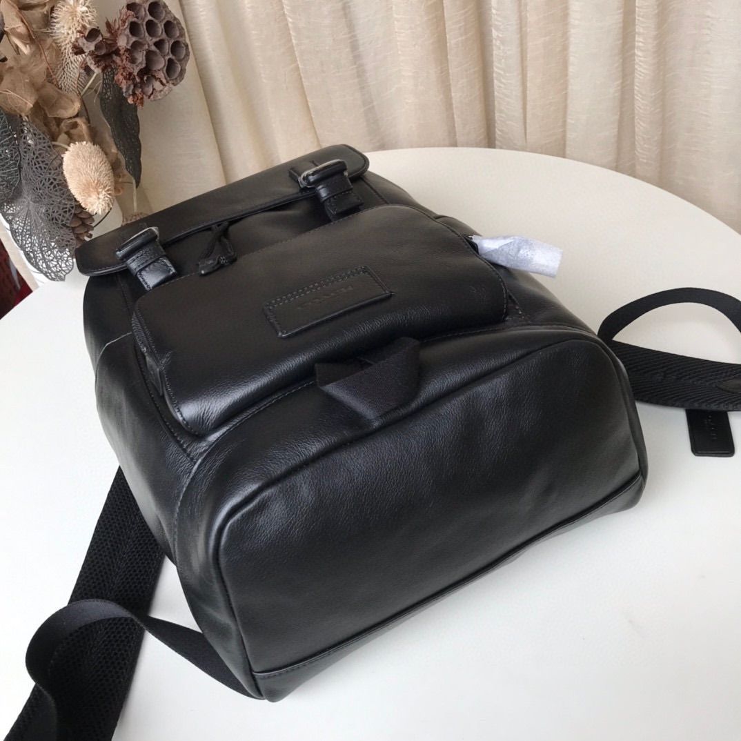 コーチ C2710 バッグ メンズ COACH リュック スムース レザー トラック バックパック C2710 QB/BK ブラック 新品未使用 -  メルカリ