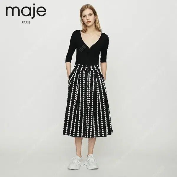 maje マージュ デイジー プリント スカート 1 サイズ