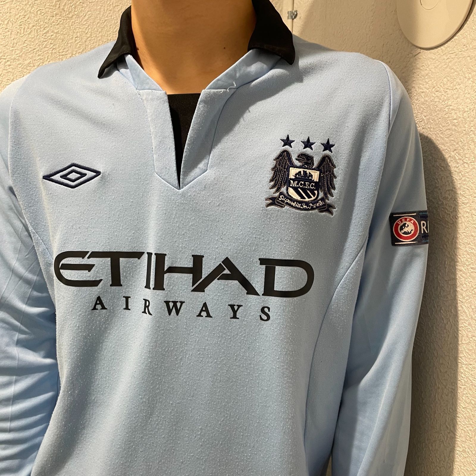 UMBRO アンブロ Manchester City マンチェスターシティ 長袖
