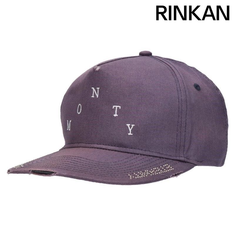 パリー MONTY HAT ヴィンテージ加工5パネル帽子 メンズ