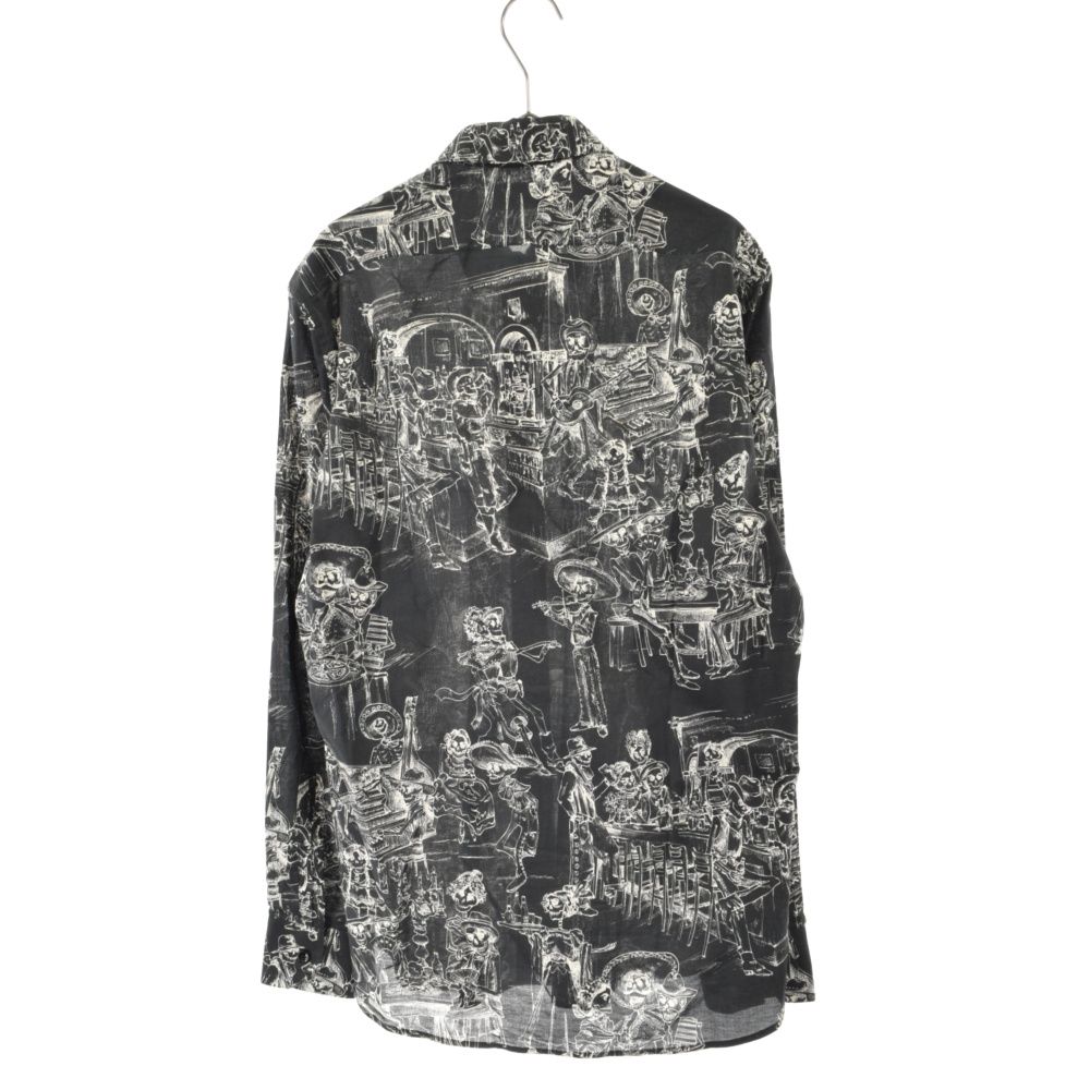 SAINT LAURENT PARIS (サンローランパリ) 18SS Skeletons Shirt  
