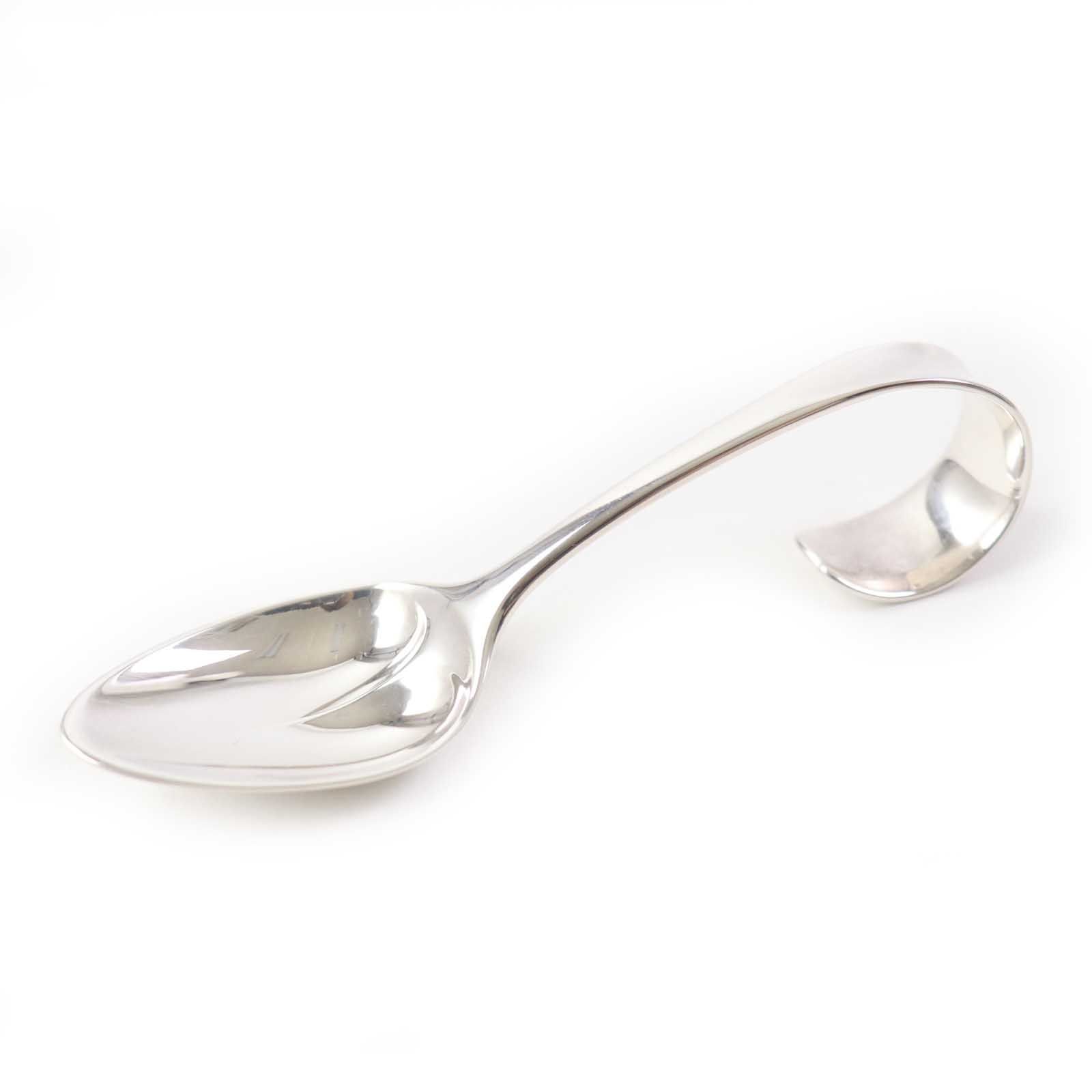 極美品Georg Jensen ジョージジェンセン SV925 カトラリー ベビースプーン／チャイルドスプーン 食器 シルバー 箱付き レディース