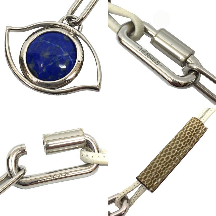 春先取りの 美品】【レア】エルメス レザー ネックレス レア レディース アクセサリー