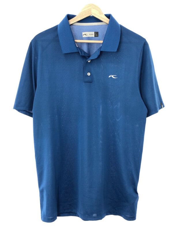 KJUS チュース M Luan SS Polo ワンポイントポロシャツ ブルー 50