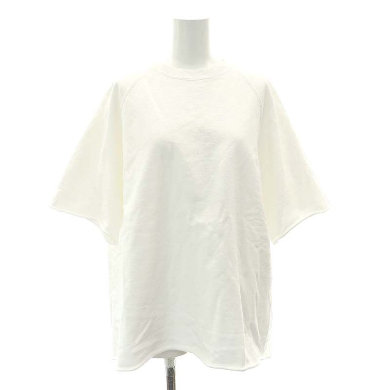 キャサリンハムネット KATHARINE HAMNETT ×Ron Herman 24SS ショートスリーブ プルオーバー スウェット 半袖 XS 白 ホワイト |HS OS PN