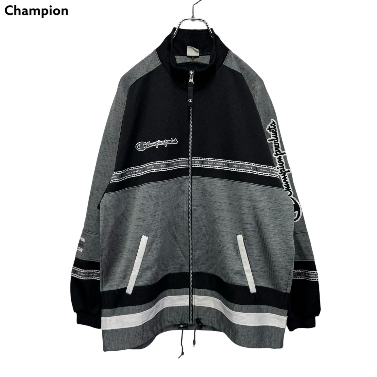 ビンテージ Champion ジャケット 痒く CHAMPION刺繍 黒 売買されたオークション情報 落札价格 【au  payマーケット】の商品情報をアーカイブ公開