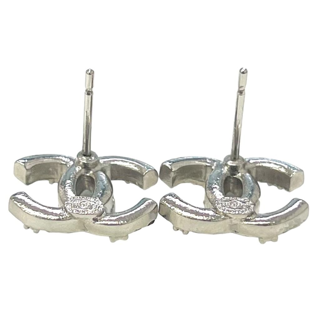 CHANEL シャネル ピアス ココマーク ラインストーン F20B