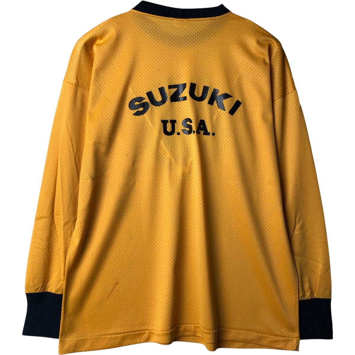 古着 70年代 チャンピオン Champion バータグ メッシュ プリントTシャツ メンズXL相当 ヴィンテージ eaa594835