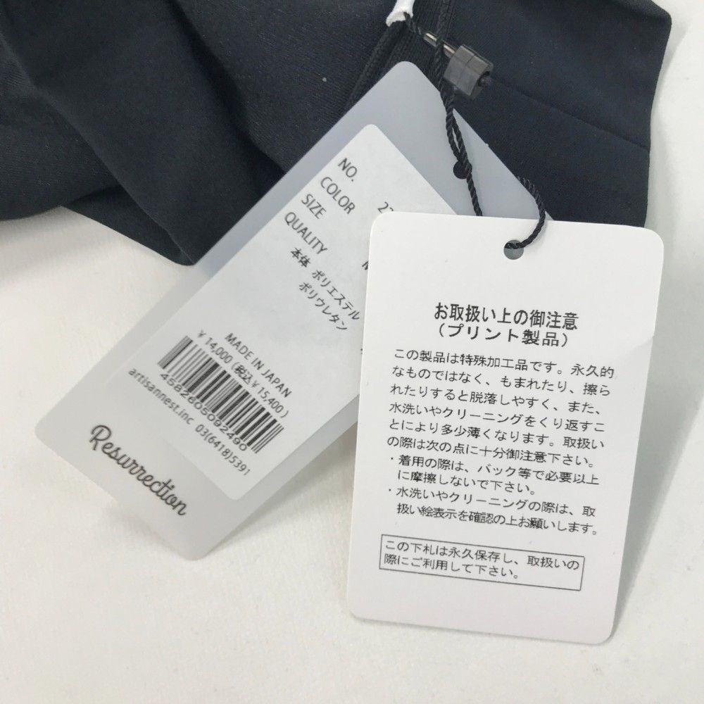 Resurrection Mサイズ ゴルフシャツ 　新品タグ付き サイズ：M RESURRECTION レザレクション ハイネック 半袖Tシャツ