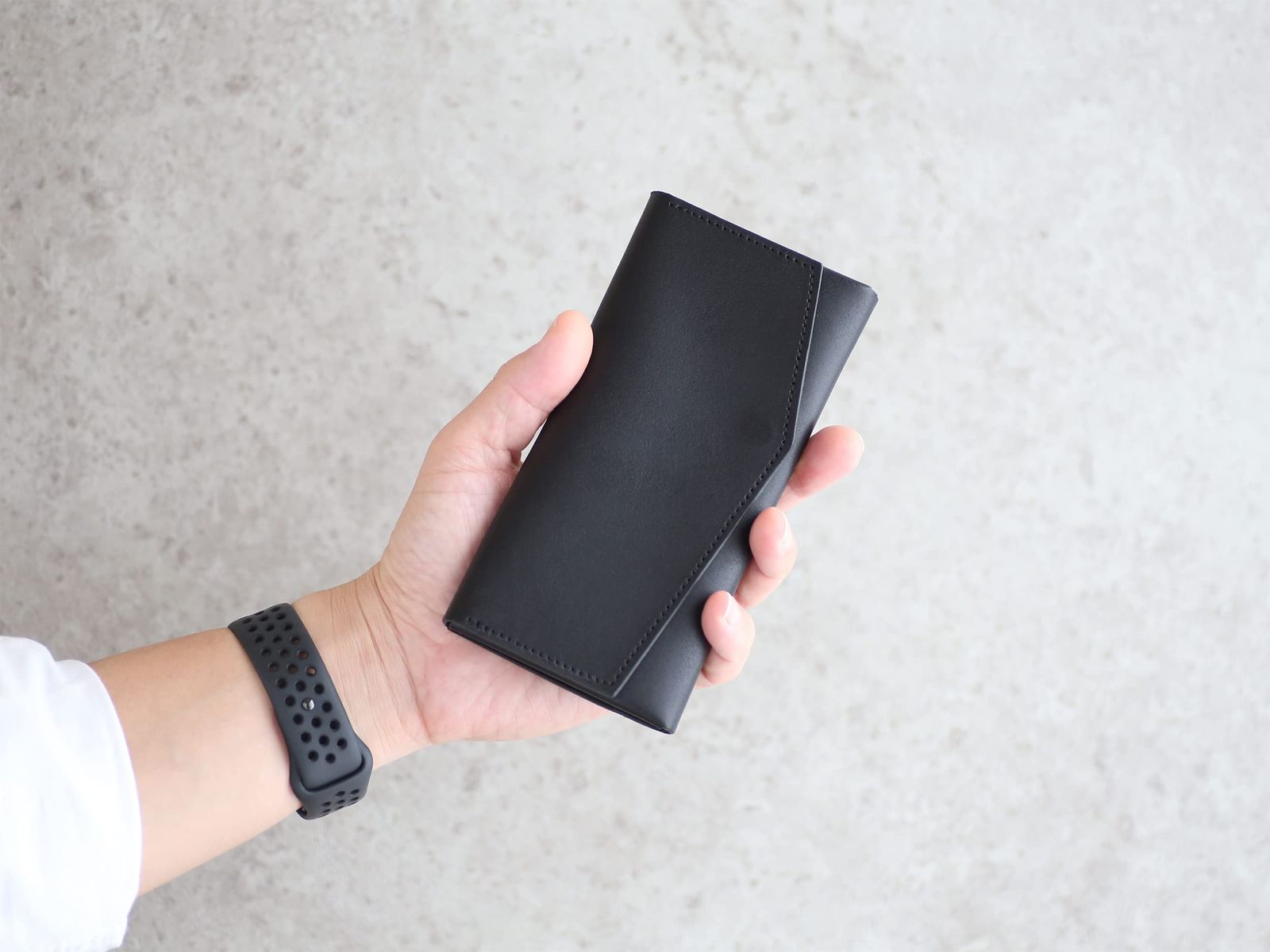 STATUSY il modo イルモード の本革長財布 レディース メンズ Khaki 右利き用