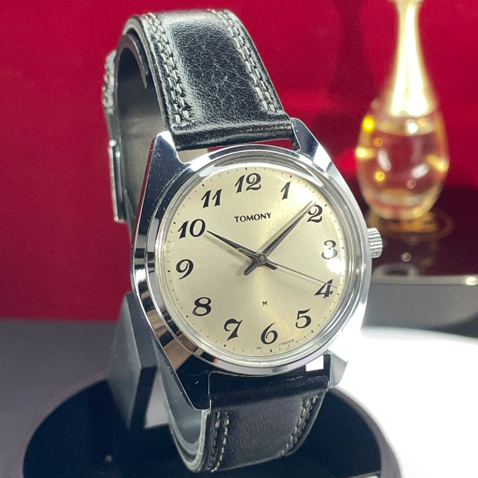 デッドストック 未使用品 70s SEIKO トモニー 手巻 日本製 腕時計 デッドストック 未使用品 70s SEIKO トモニー 手巻 日本製