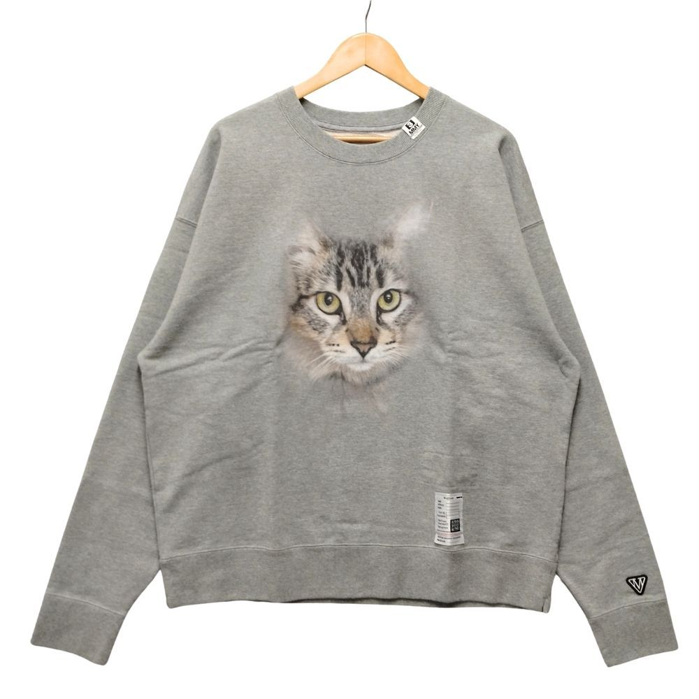 MIHARA YASUHIRO ミハラヤスヒロ Cat Printed Sweatshirt 猫 プリント ミハラヤスヒロプリントトレーナー 46