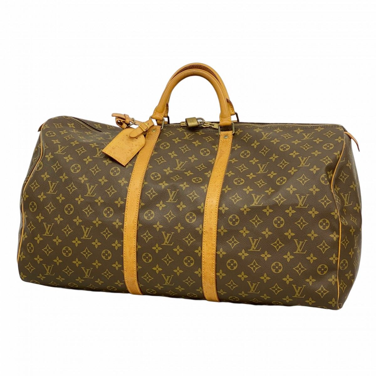 Louis Vuitton ボストンバッグ 中型 ブラウン 5hd3196】ルイヴィトン ボストンバッグ モノグラム キーポル60