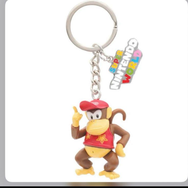 未使用 当時物 ドンキーコング スーパーマリオパーティ ソフトキーホルダー USJ ドンキーコング キーチェーンセット ディディーコング 新品未使用