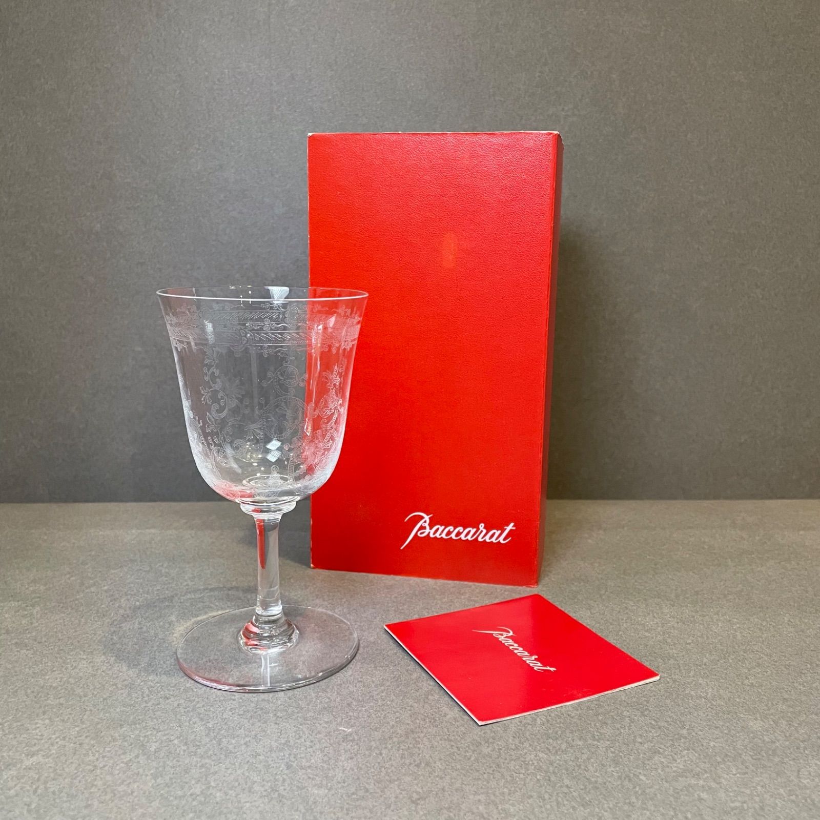 バカラ ワイングラス き ラファイエット エッチング クリスタル 高さ13.5cm tqe Lafayette Baccarat