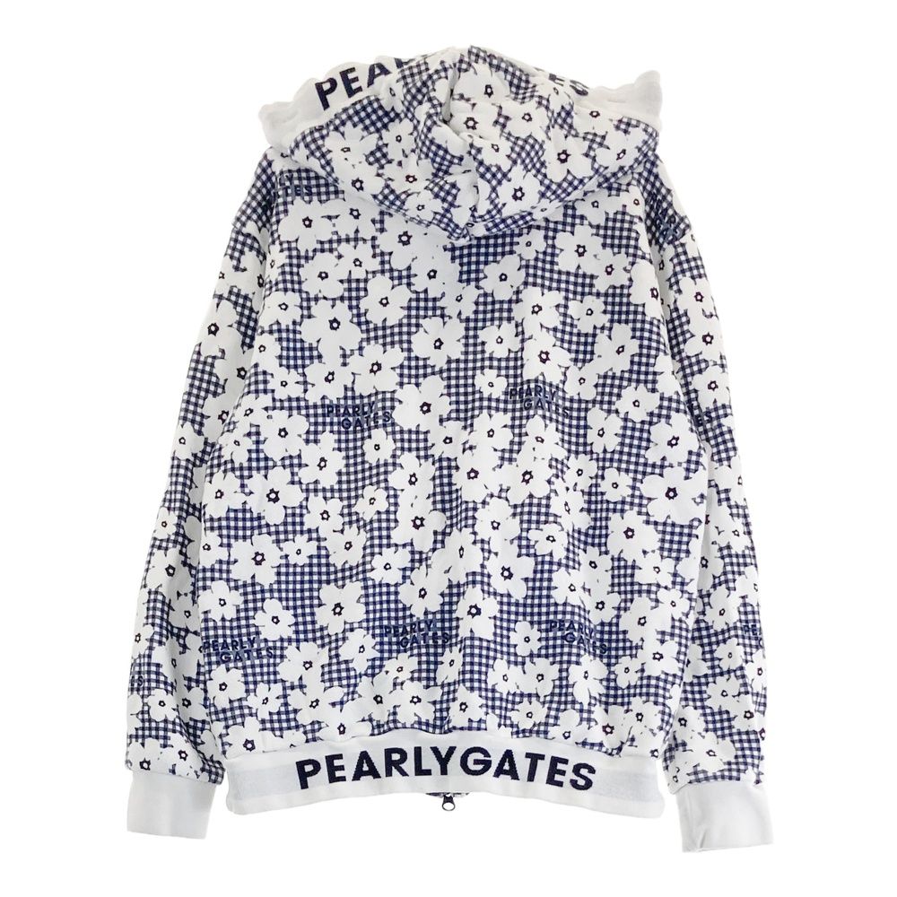 PEARLY GATES パーリーゲイツ ジップ スウェット パーカー 柄 1 PEARLY GATES パーリーゲイツ ジップ スウェット パーカー 柄 1 PEARLY