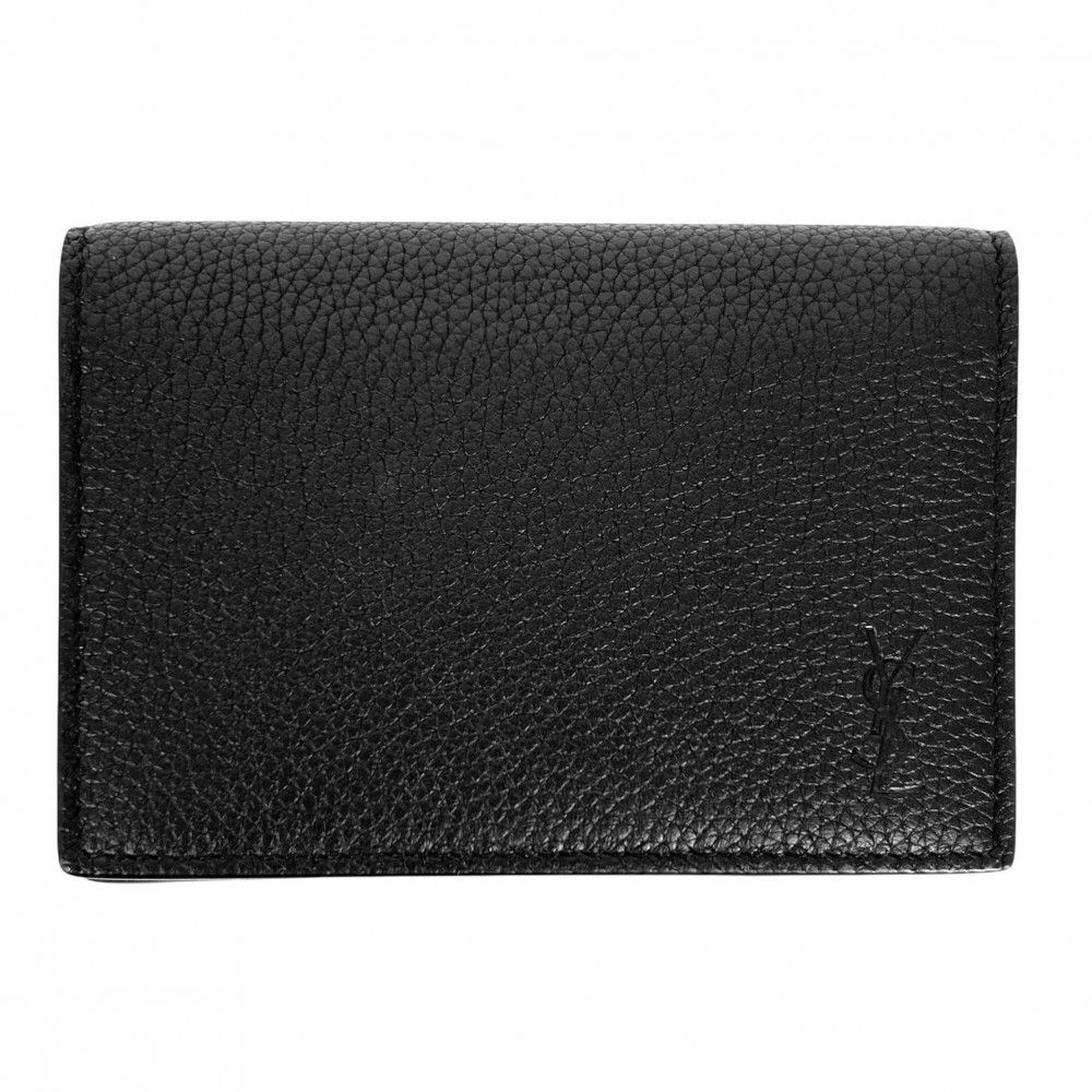 SAINT LAURENT 名刺入れ カードケース　黒 レザー サンローラン SAINT LAURENT カードケース 名刺入れ 469338BTY7N-1000