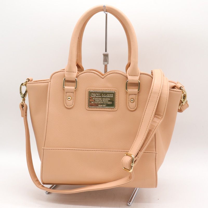 極美品 CECIL McBEE セシルマクビー パンチング加工 ショルダーバッグ CECIL McBEE セシルマクビー ショルダーバッグ レディース 斜め