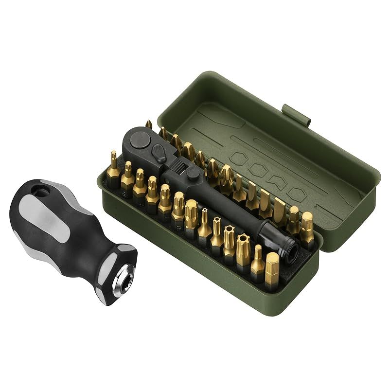 アーセナルツール Arsenal Tool 多機能ビットセット 26pcs 収納ケース付 6.35mm六角軸ビット AS-80729 1