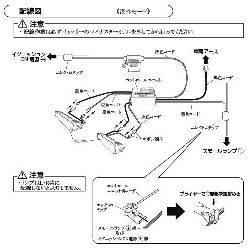 IPF デイランプ LED 車用 面発光 400cd/100cd 6000K ホワイト 12V用 2