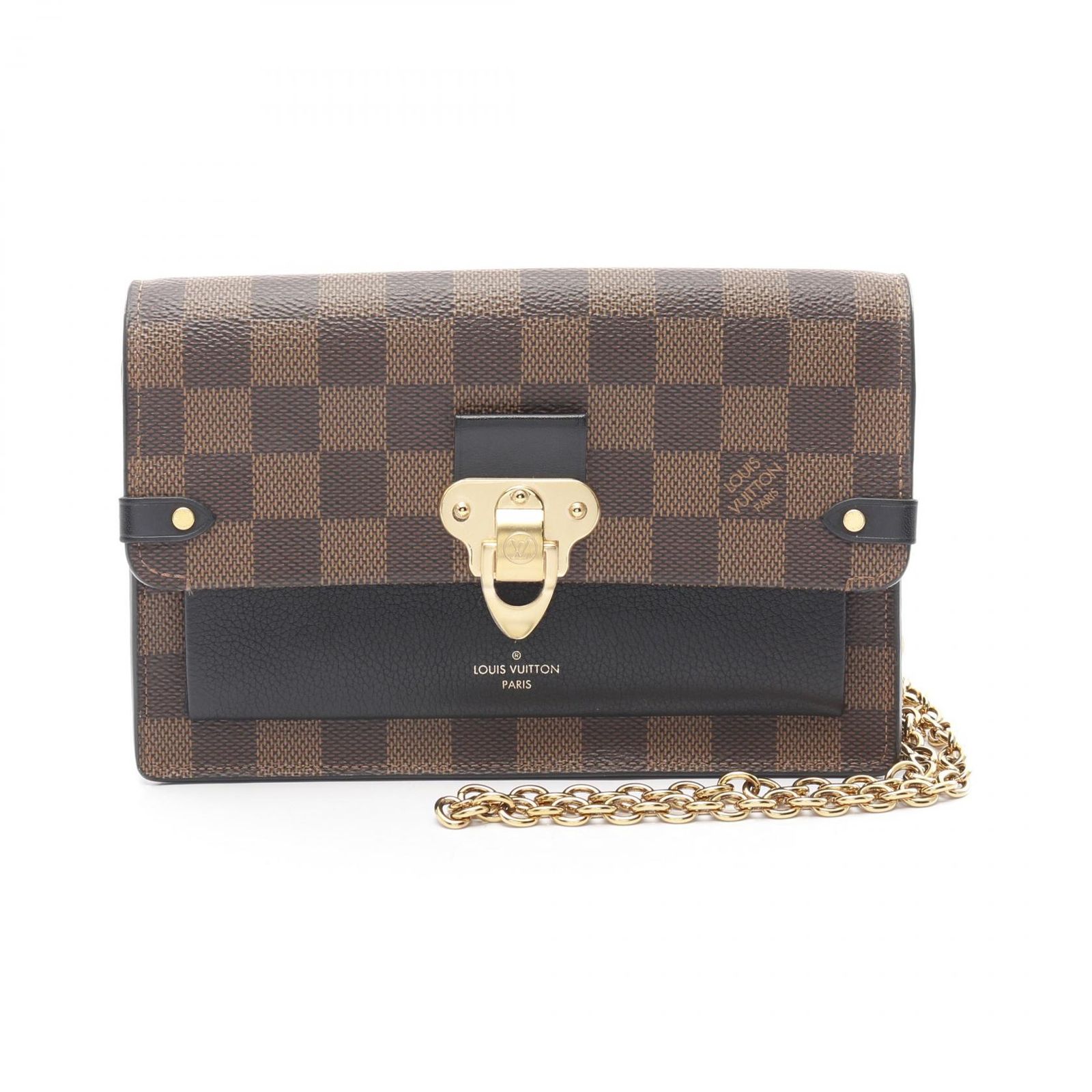 ルイ ヴィトン LOUIS VUITTON ショルダーバッグ ポルトフォイユ ヴァヴァン N60221 ノワール PVCコーティングキャンバス レザー ポルトフォイユ ヴァヴァン レディース Used A