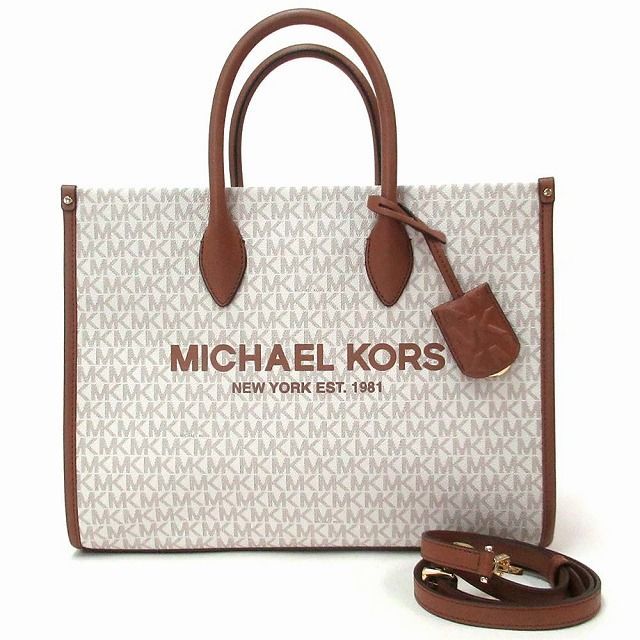 新品 未使用】MICHAEL KORS マイケルコース アウトレット トートバッグ 2Way ショルダーバッグ 35F2G7ZT2B VANIL -  メルカリ