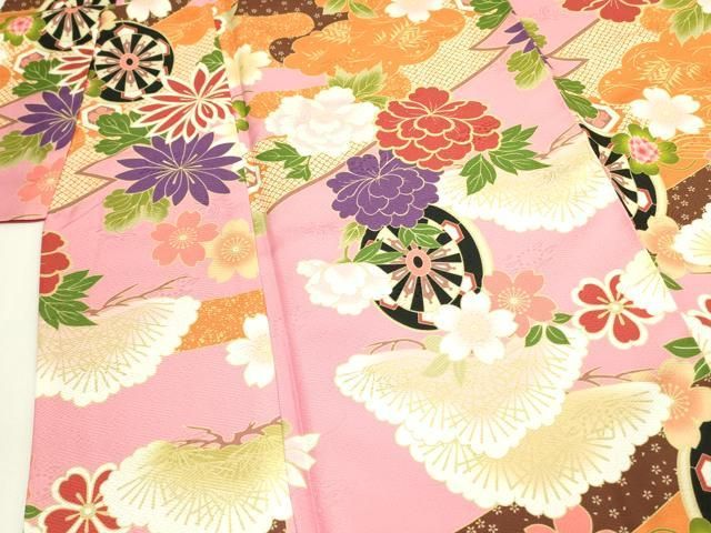 金彩 洗える着物