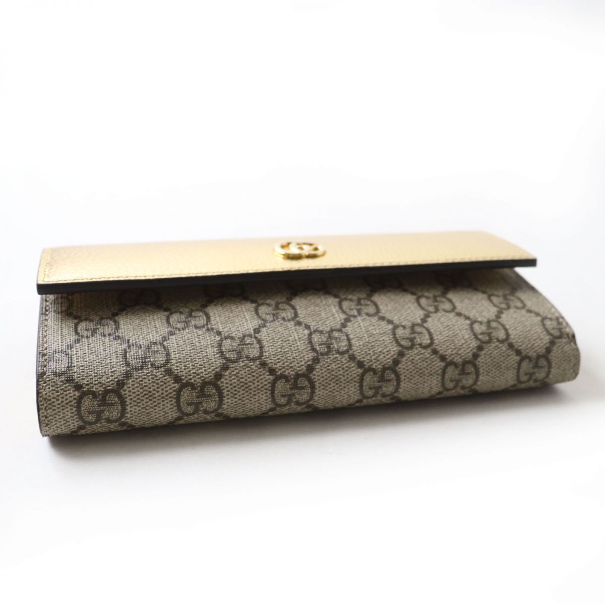 未使用品◎伊製 GUCCI グッチ 456116 レディース GGマーモント GG