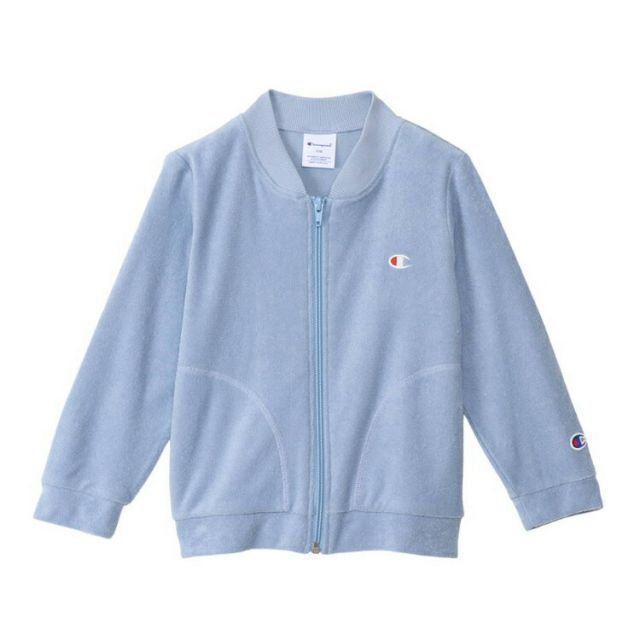 HANES ヘインズ ZIP SHIRT ペールブルー 140サイズ CK-X001 310 | スポーツ 運動 ウエア ウェア 服 衣類 トップス ロングスリーブ 長袖 着心地 素材 コットン 綿 スウェット 刺繍 ロゴ デザイン シンプ