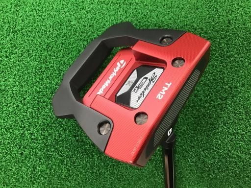 テーラーメイド Spider GTx TRUSS RED TM2 34インチ パター PT スチール フレックスその他 メンズ 男性用 右利き 右用 Bランク ゴルフクラブ