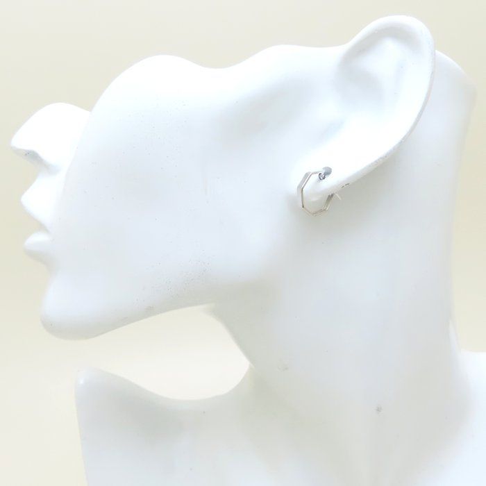 フープ ピアス リングピアス Pt900プラチナ レディース/28214
