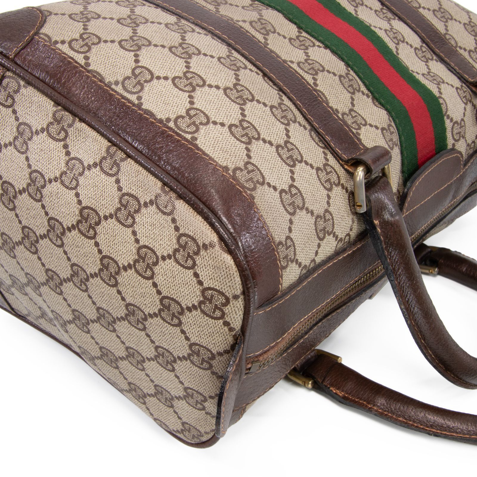 本物 送料無料 オールドグッチ ハンドバッグ ミニボストンバッグ