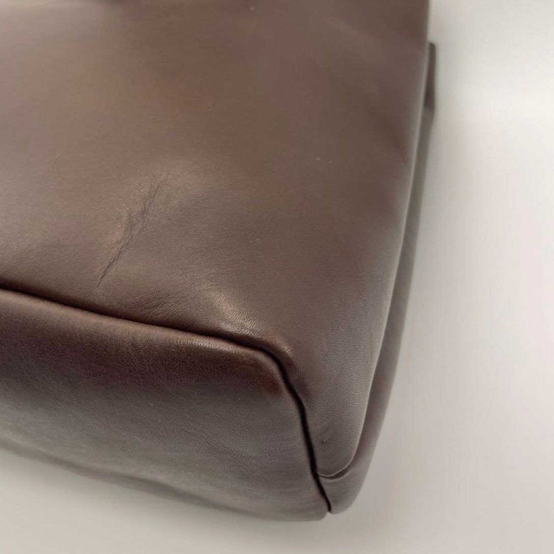 SOMES 本革ブラウントートバッグ