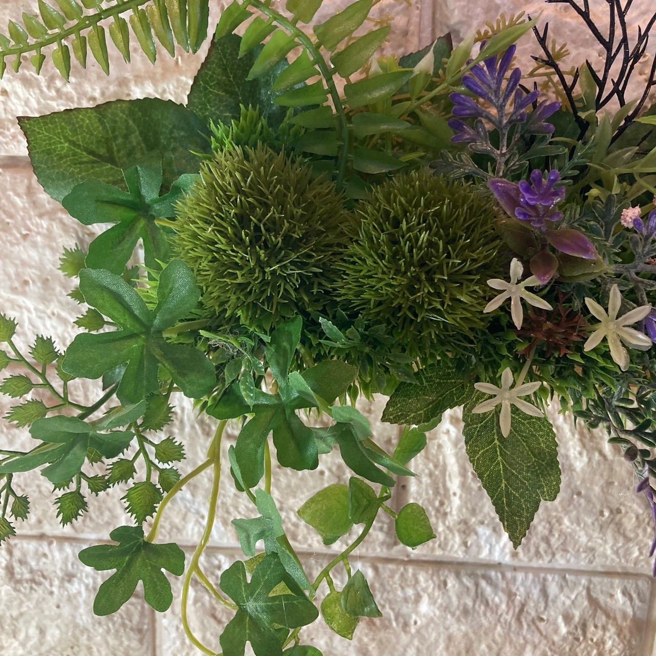 光触媒 人工観葉植物 ウォールグリーン フェイク フラワー40530 - メルカリ