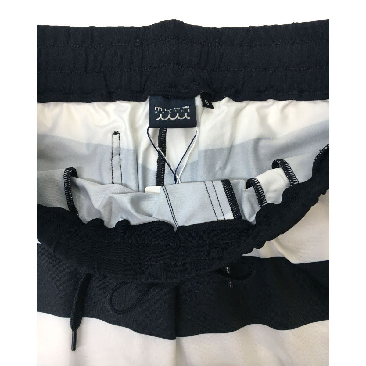 未使用品 メンズ ムータマリン muta MARINE ハーフパンツ 8(2XL) 紺×白