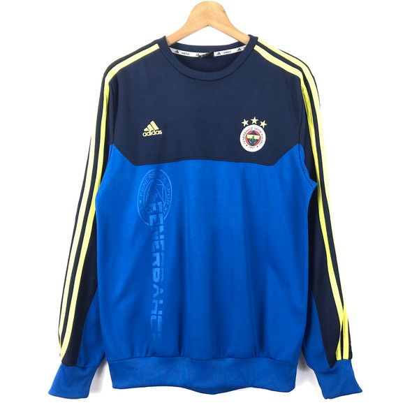 【古着】 adidas アディダス ジャージトップス フェネルバフチェSK サッカー トルコ ブルー系 ユースL 【中古】 n060268
