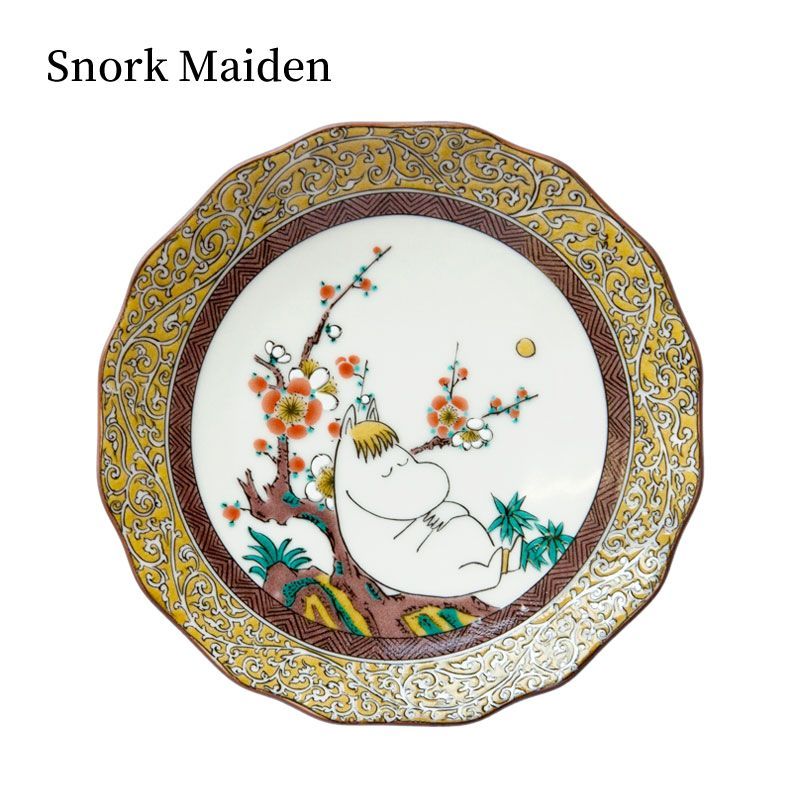 ムーミン 小皿 5枚セット アマブロ　九谷焼 楽天市場】MOOMIN×amabro JAPAN KUTANI GOSAI BOX SET ／ 5枚組