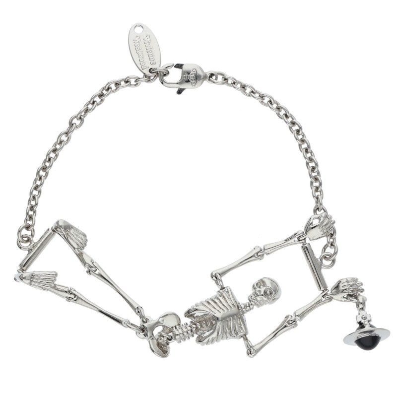 ヴィヴィアンウエストウッド SKELETON スカルブレスレット メンズ