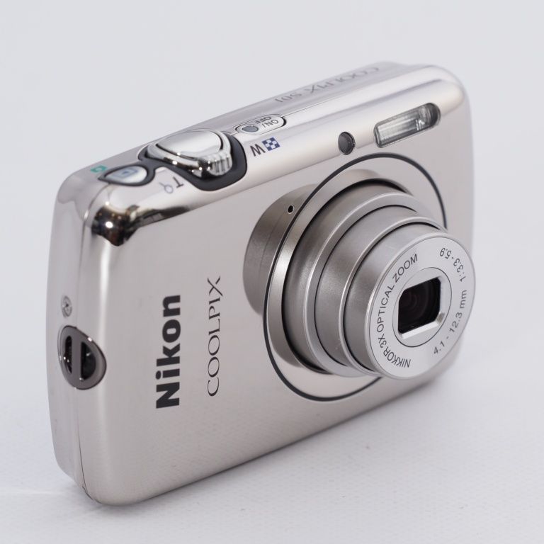 Nikon ニコン デジタルカメラ COOLPIX S01 超小型ボディー タッチパネル液晶 ミラーシルバー S01SL - メルカリ