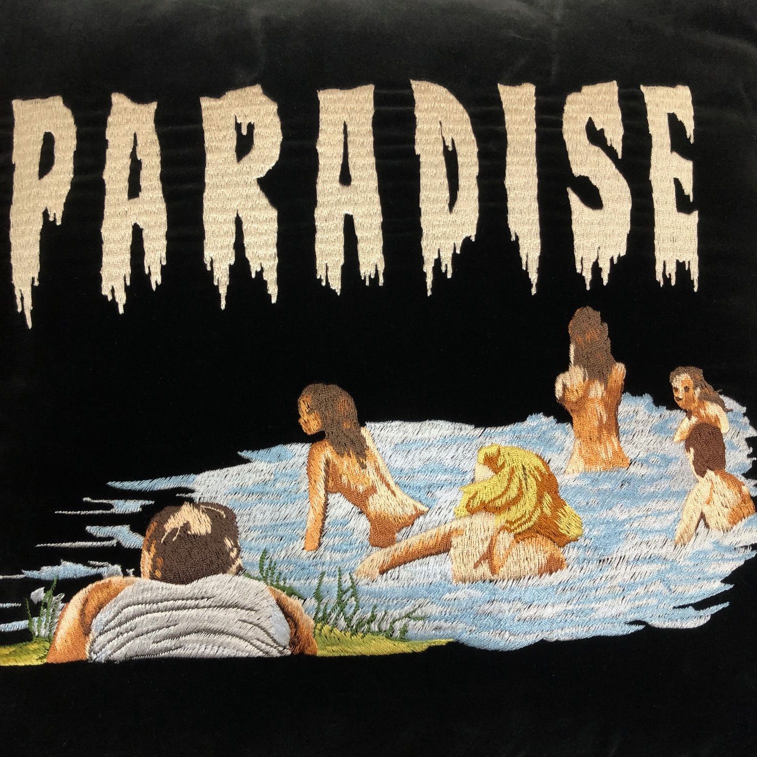 新品 定価19800円 WACKO MARIA VELOR CUSHION ベロアクッション 刺繍