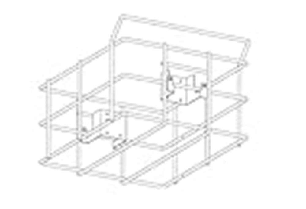 天井用ベースライト GTシリーズ用適合部品 全体ガード 小 EL-XGA005