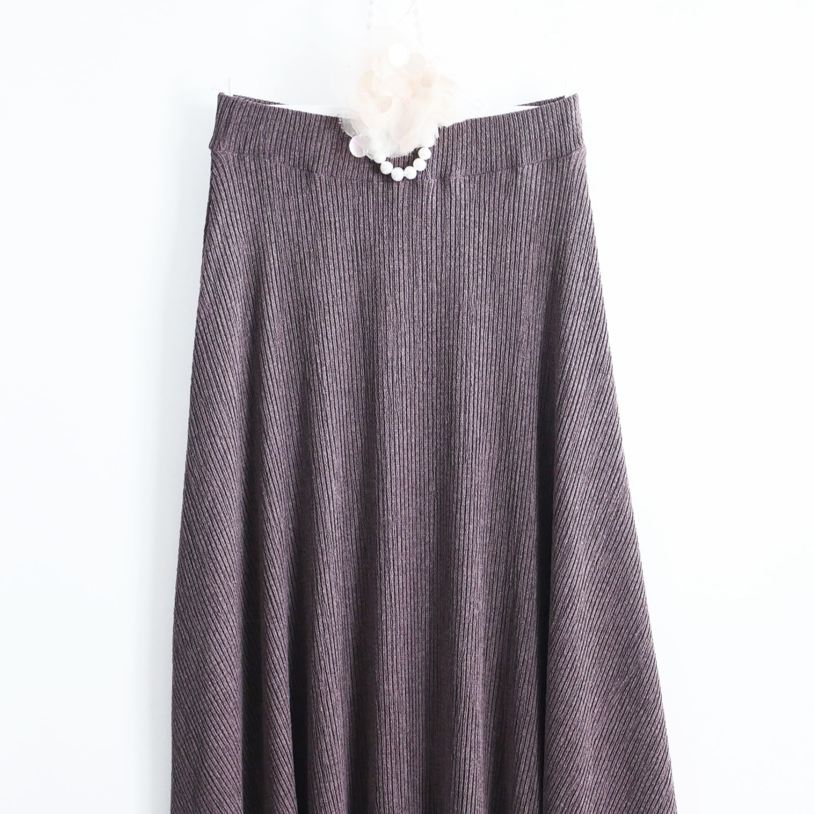 dt126 フィレンツェの新ブランド トダミ Made in Italy 25-26年秋冬 イタリア製エレガンスと素材の美しさ ニットスカート