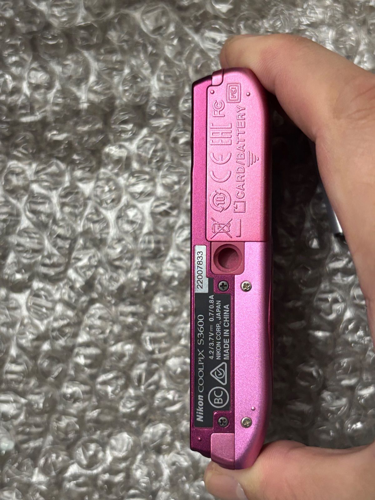 Nikon COOLPIX S3600 ピンク 7282 訳ありの通販｜