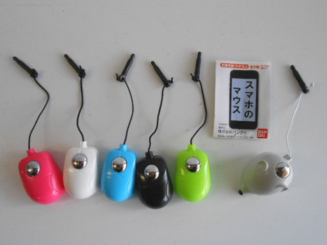 ♯Kbg26ATスマホのマウス風タッチペン シークレット入全6種