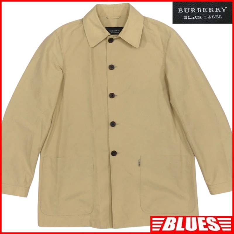 BURBERRY BLACK LABEL ウールコート Mサイズ ベージュ BURBERRY BLACK LABEL 廃盤 ステンカラーコート バーバリーブラック