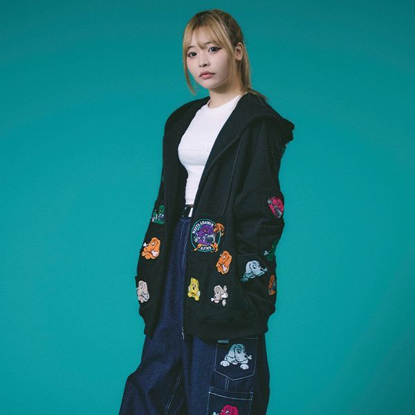 GALFYxMeetsAnswer メニーポケットZIPパーカー 124078 - メルカリ