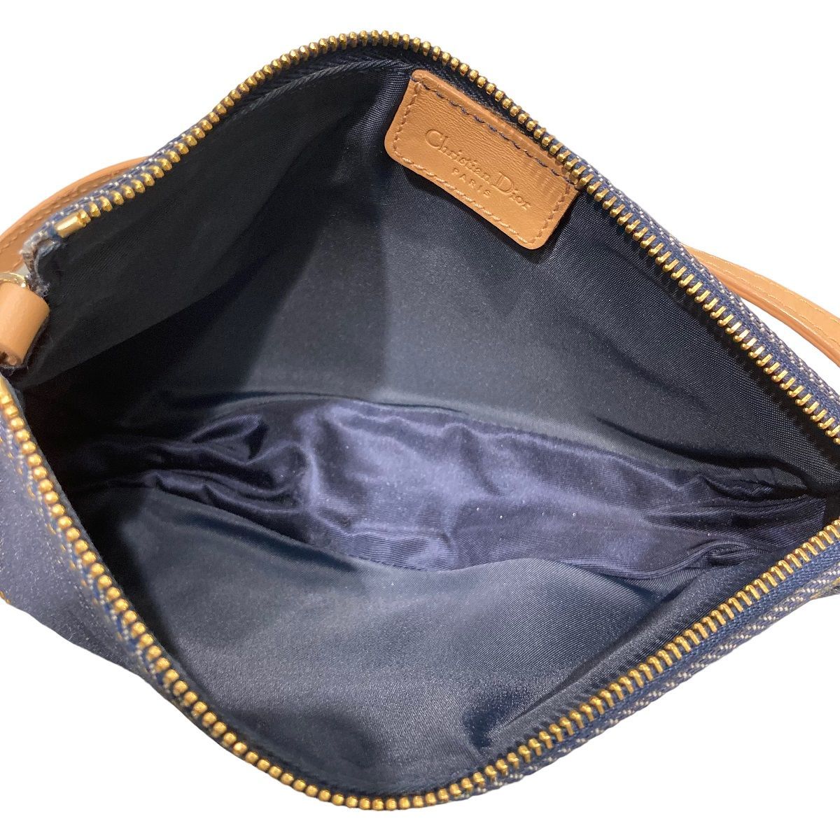 Dior クリスチャン ディオール サドルバッグ デニム サドルポーチ 中古・古着通販】Christian Dior (クリスチャン ディオール