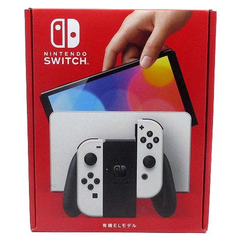 未使用品 任天堂 ニンテンドースイッチ Nintendo Switch 有機ELモデル Joy-Con(L)/(R) ホワイト HEG-S-KAAAA 2024年12月購入